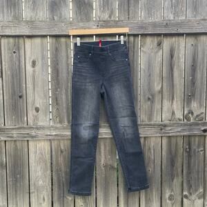 Spanx • Ankle Straight Leg Jeans Vintage Black